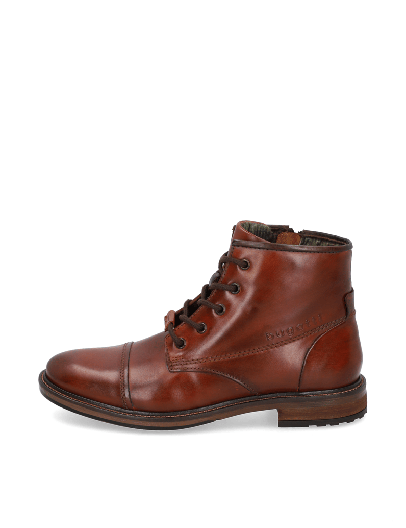 BUGATTI-Stiefelette-elegant-cognac