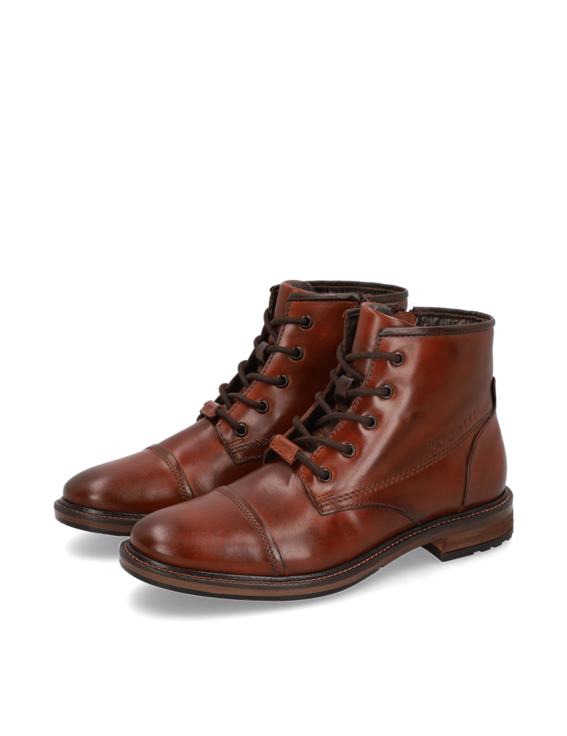 BUGATTI-Stiefelette-elegant-cognac