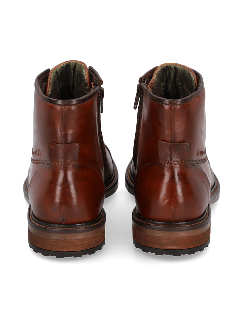 BUGATTI-Stiefelette-elegant-cognac