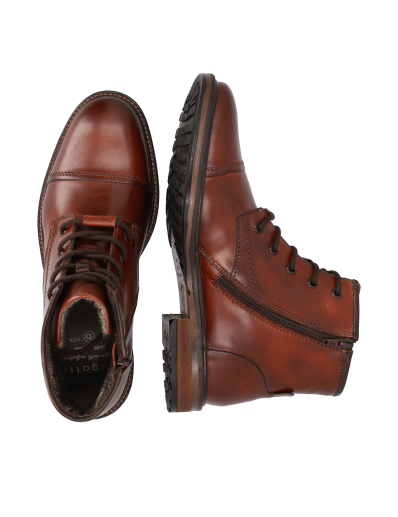 BUGATTI-Stiefelette-elegant-cognac