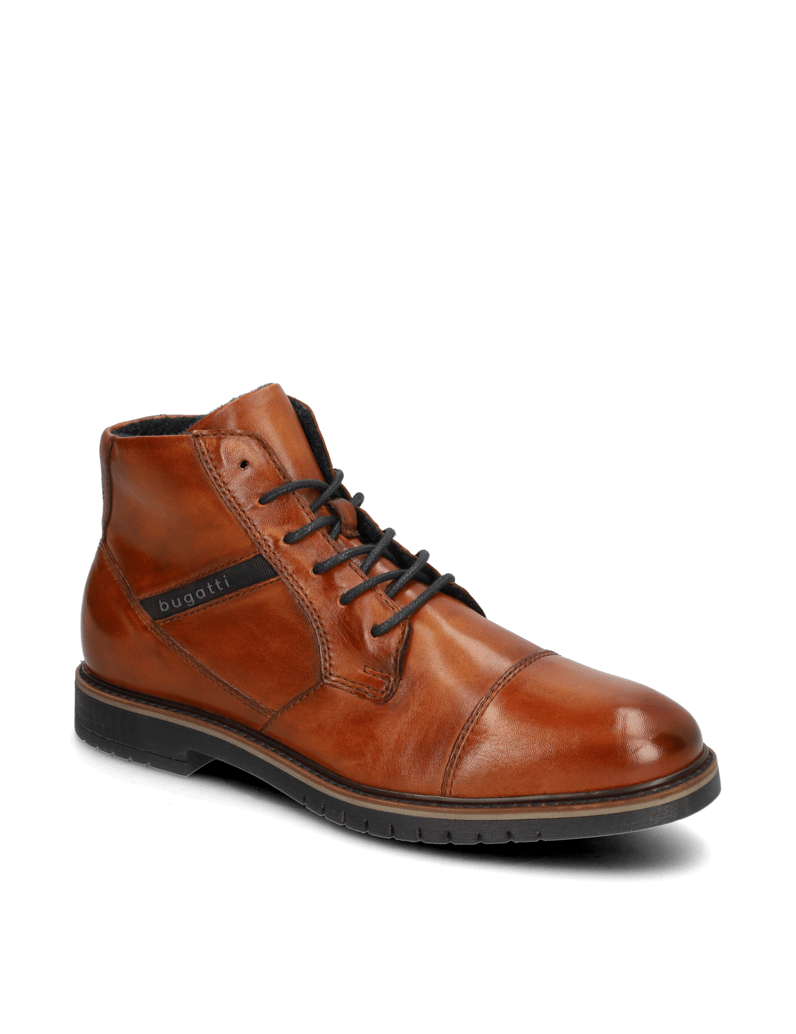 BUGATTI-Stiefelette-elegant-cognac