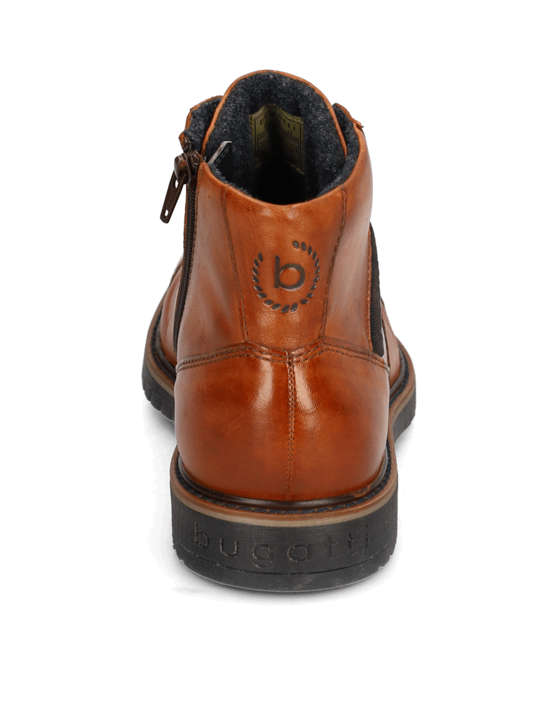 BUGATTI-Stiefelette-elegant-cognac