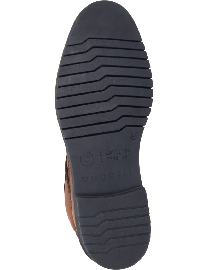 BUGATTI-Stiefelette-elegant-cognac