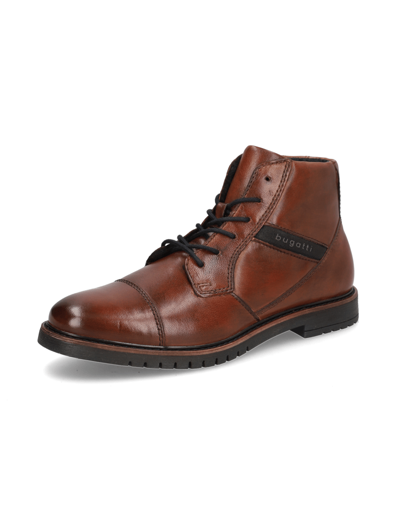 BUGATTI-Glattleder-Boot-braun