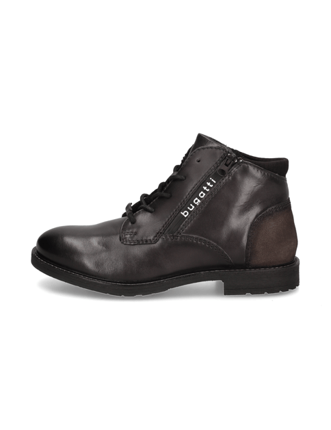 Glattleder Schnürstiefelette