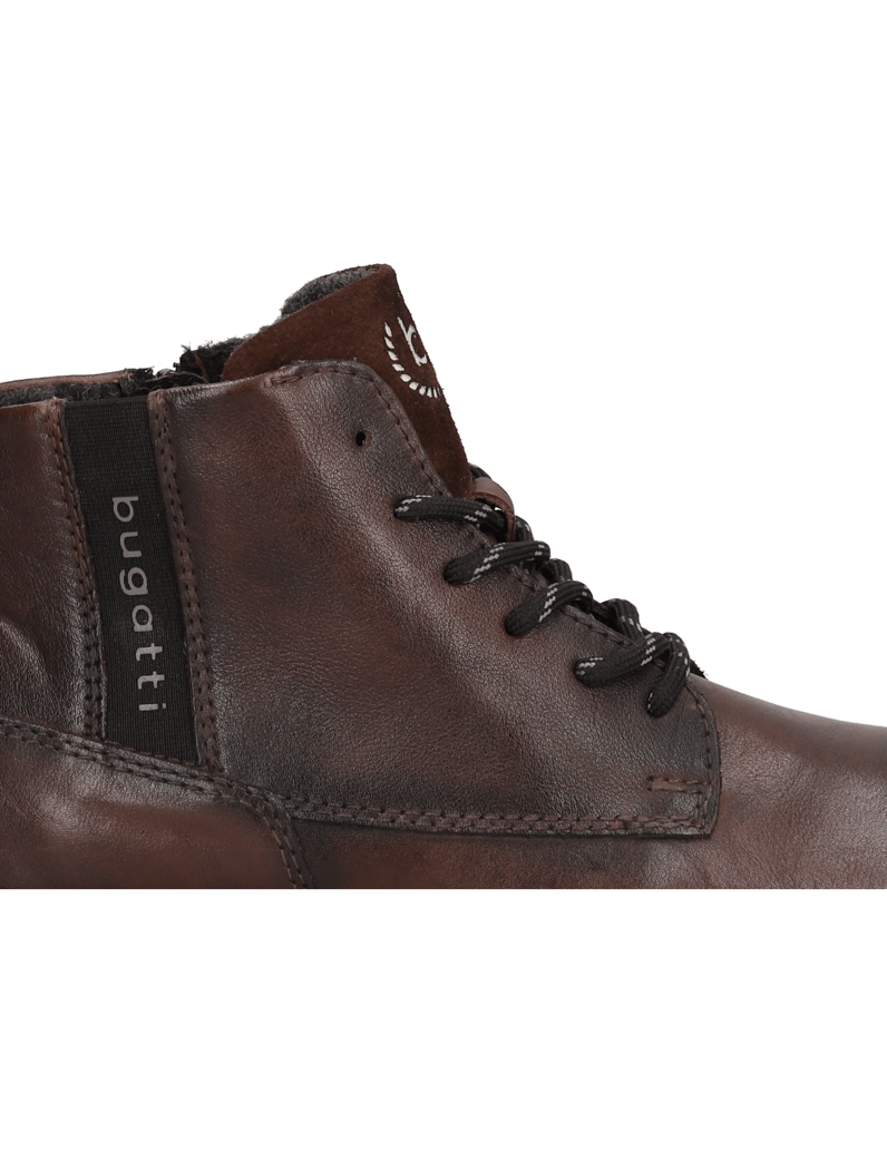BUGATTI-Schnürstiefelette-schwarz