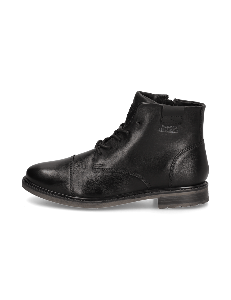 BUGATTI-Schnürstiefelette-schwarz