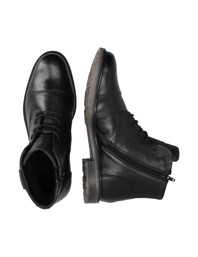 BUGATTI-Schnürstiefelette-schwarz