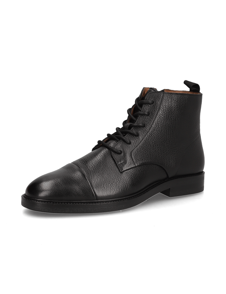 Lazzarini-Schnürstiefelette-schwarz