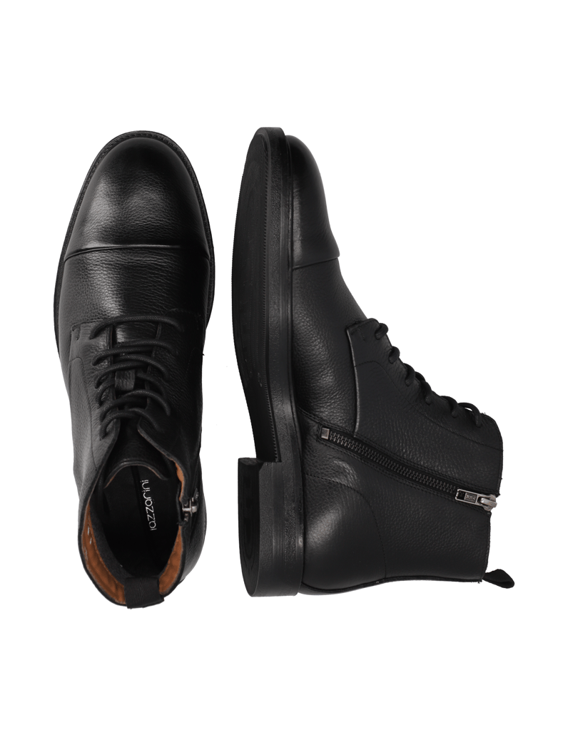 Lazzarini-Schnürstiefelette-schwarz