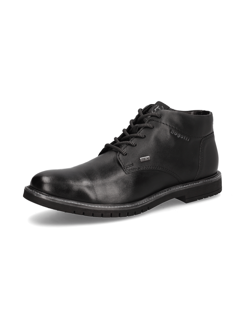 BUGATTI-Glattleder-Boot-schwarz