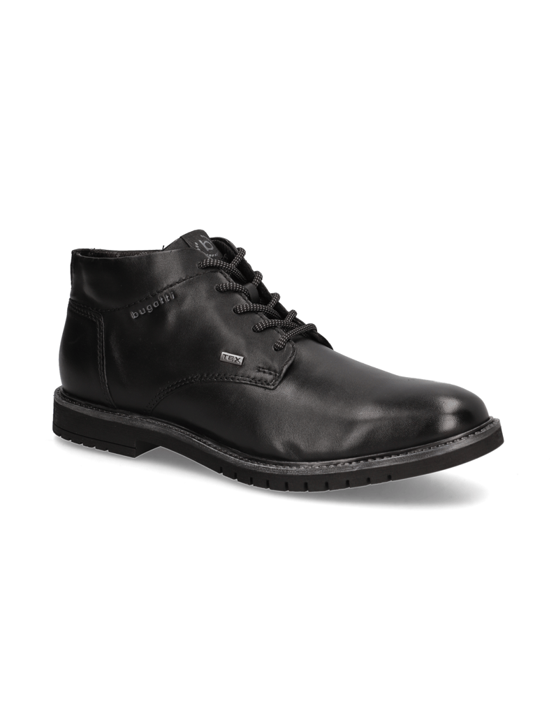 BUGATTI-Glattleder-Boot-schwarz