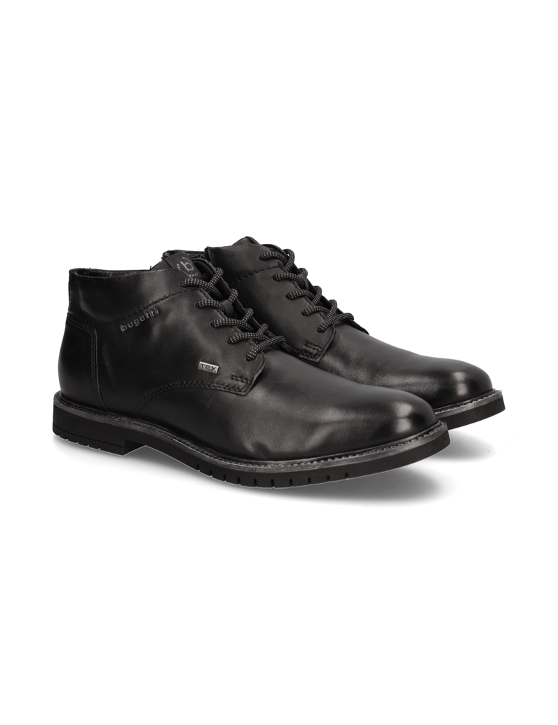 BUGATTI-Glattleder-Boot-schwarz
