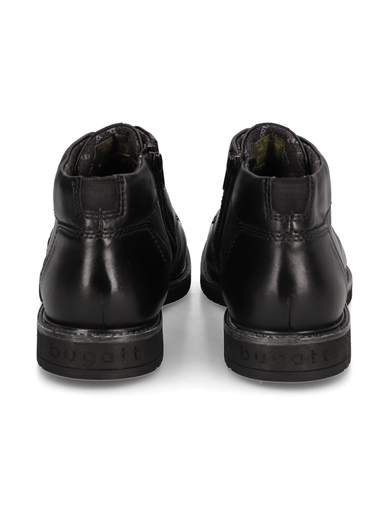 BUGATTI-Glattleder-Boot-schwarz