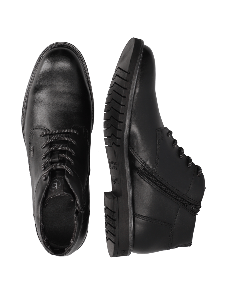 BUGATTI-Glattleder-Boot-schwarz