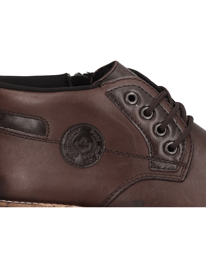 Rieker-Glattleder-Boot-schwarz