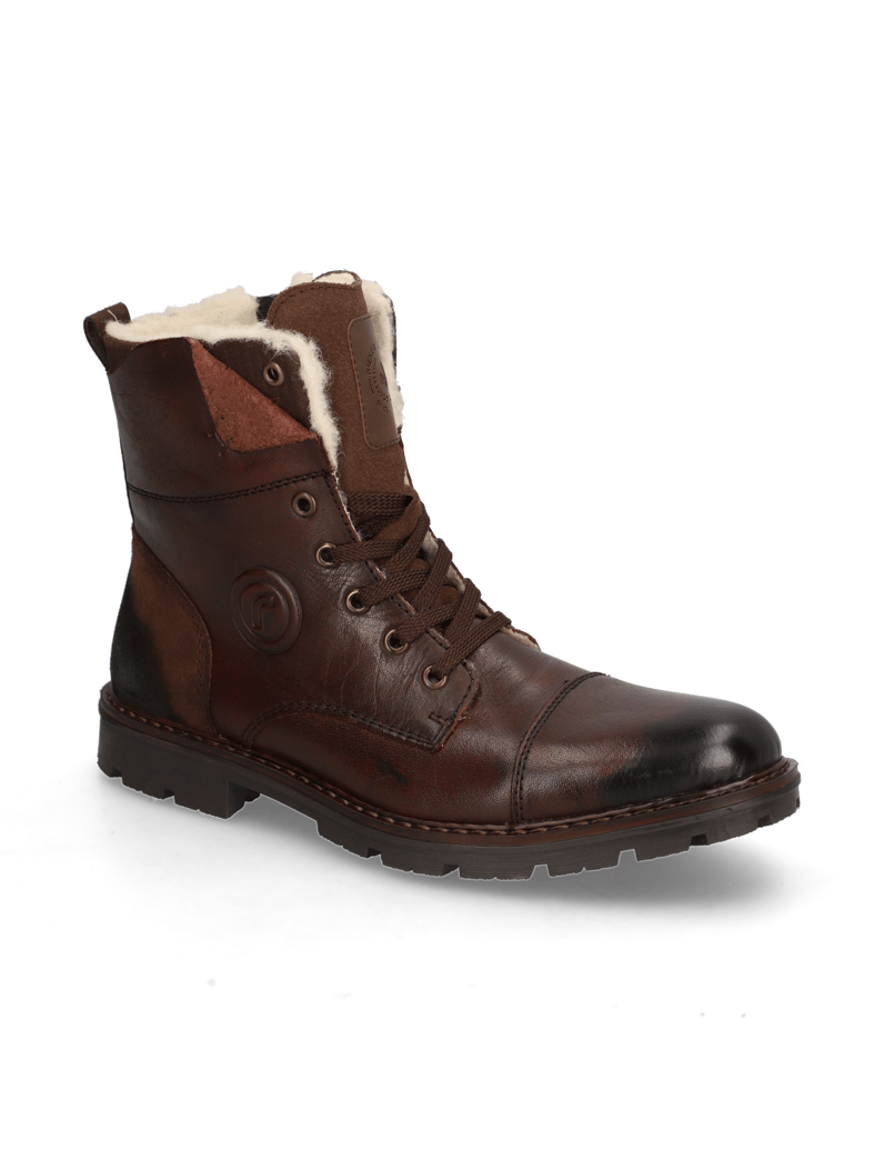Rieker-Glattleder-Boot-braun
