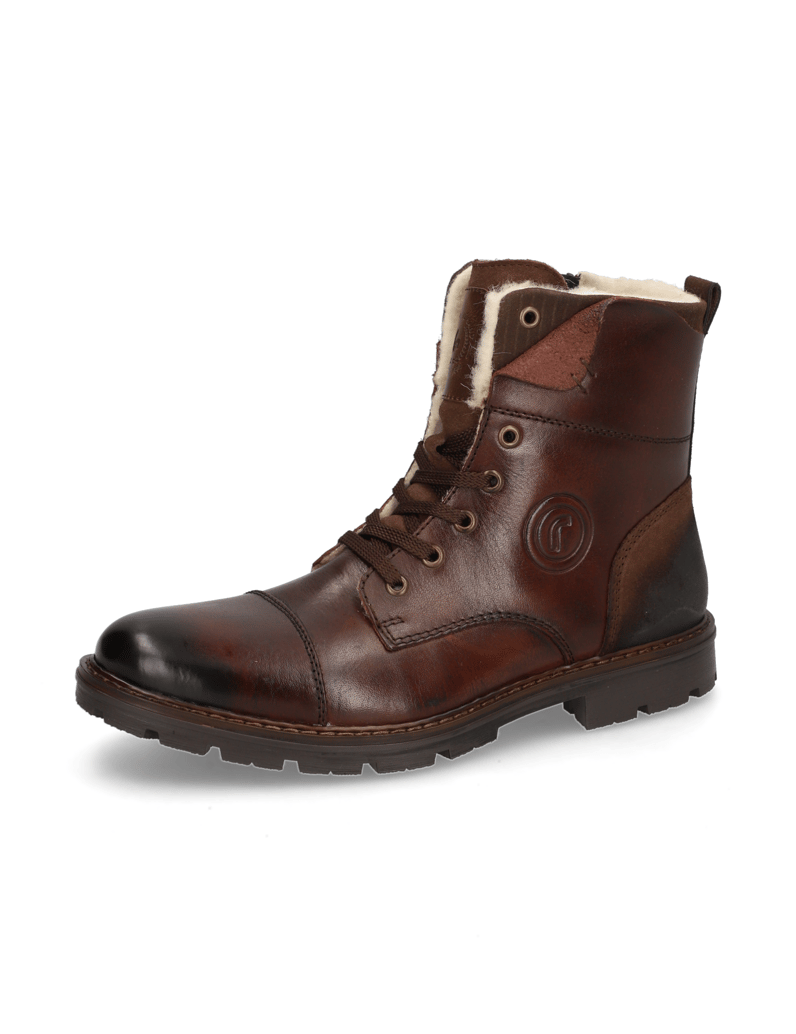 Rieker-Glattleder-Boot-braun