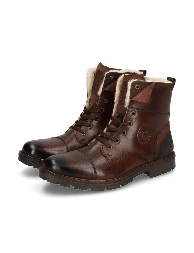 Rieker-Glattleder-Boot-braun