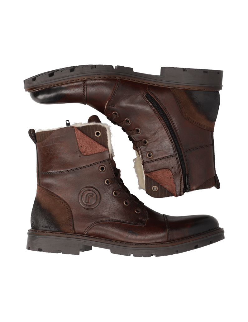 Rieker-Glattleder-Boot-braun