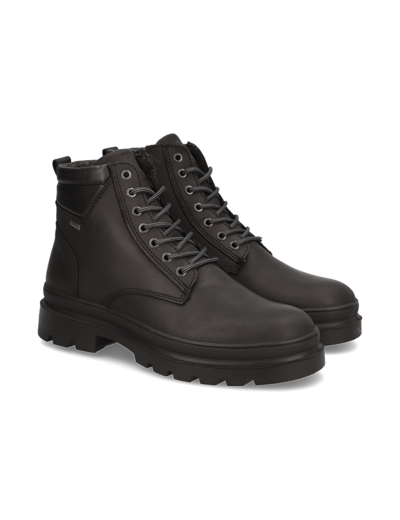 IGI&CO-Glattleder-Boot-schwarz