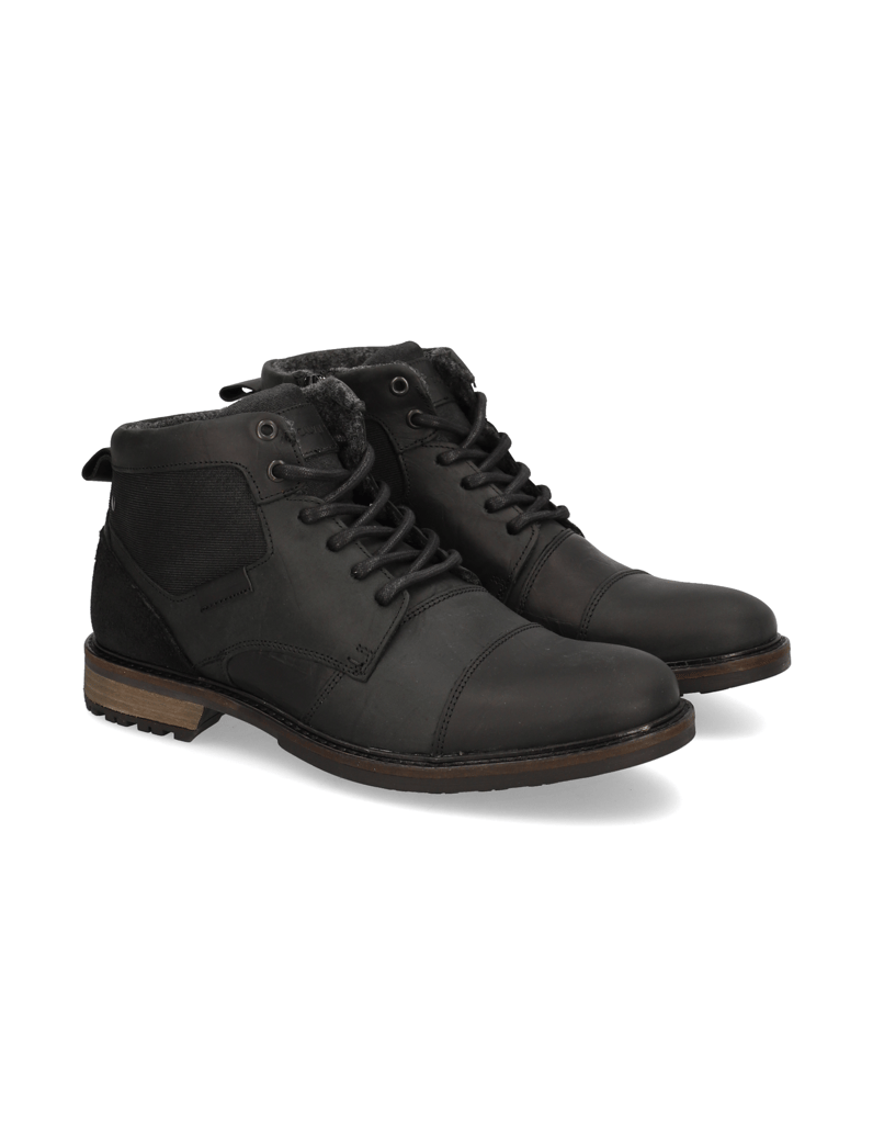 Pat-Calvin-Lederkombination-Boot-schwarz