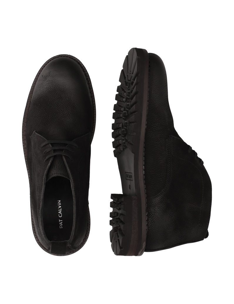 Pat-Calvin-Nubukleder-Boot-schwarz