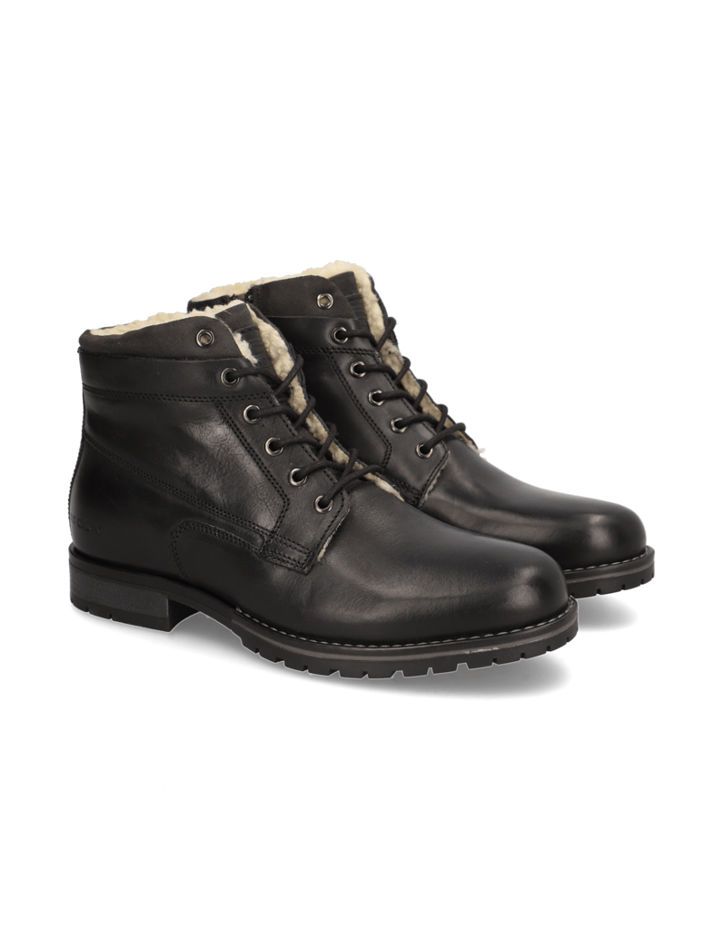 Pat-Calvin-Glattleder-Boot-schwarz