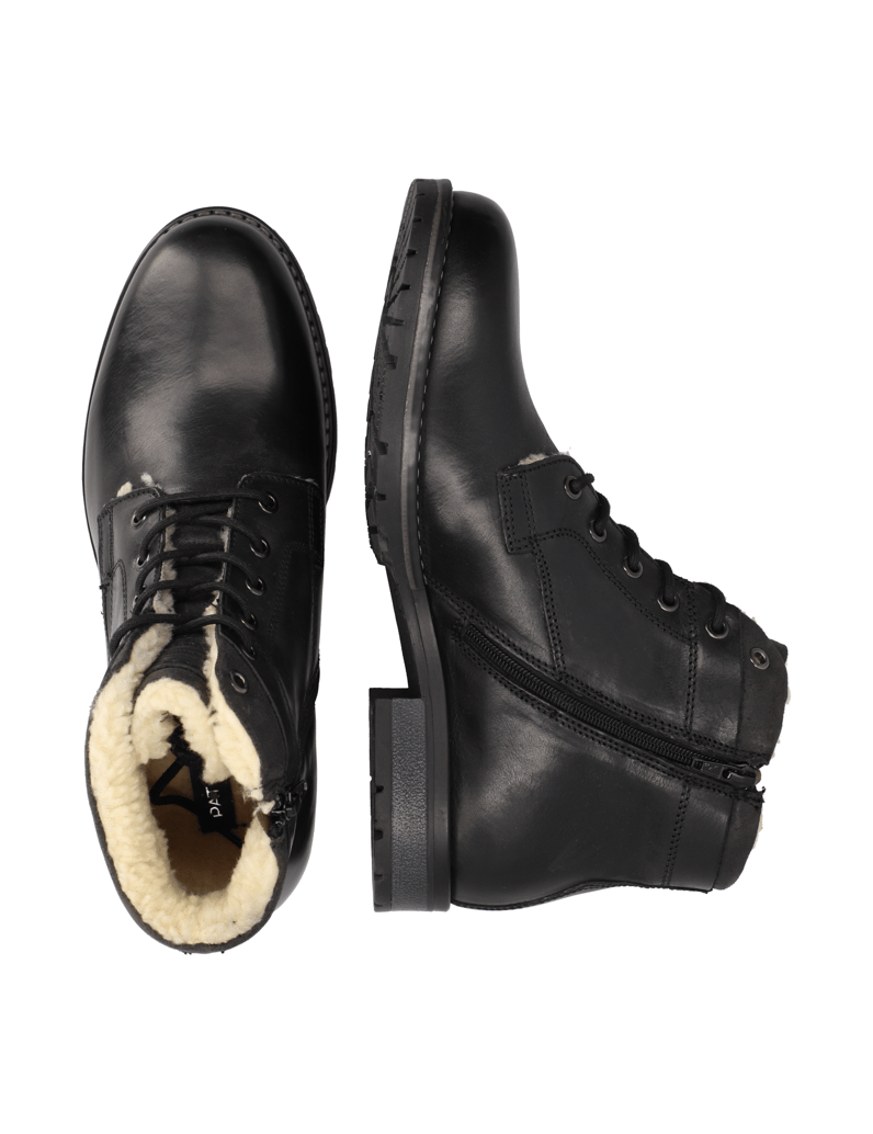Pat-Calvin-Glattleder-Boot-schwarz