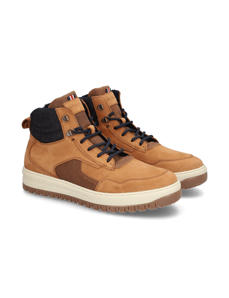 Pat-Calvin-Nubukleder-Sneaker-Mid-Cut-braun