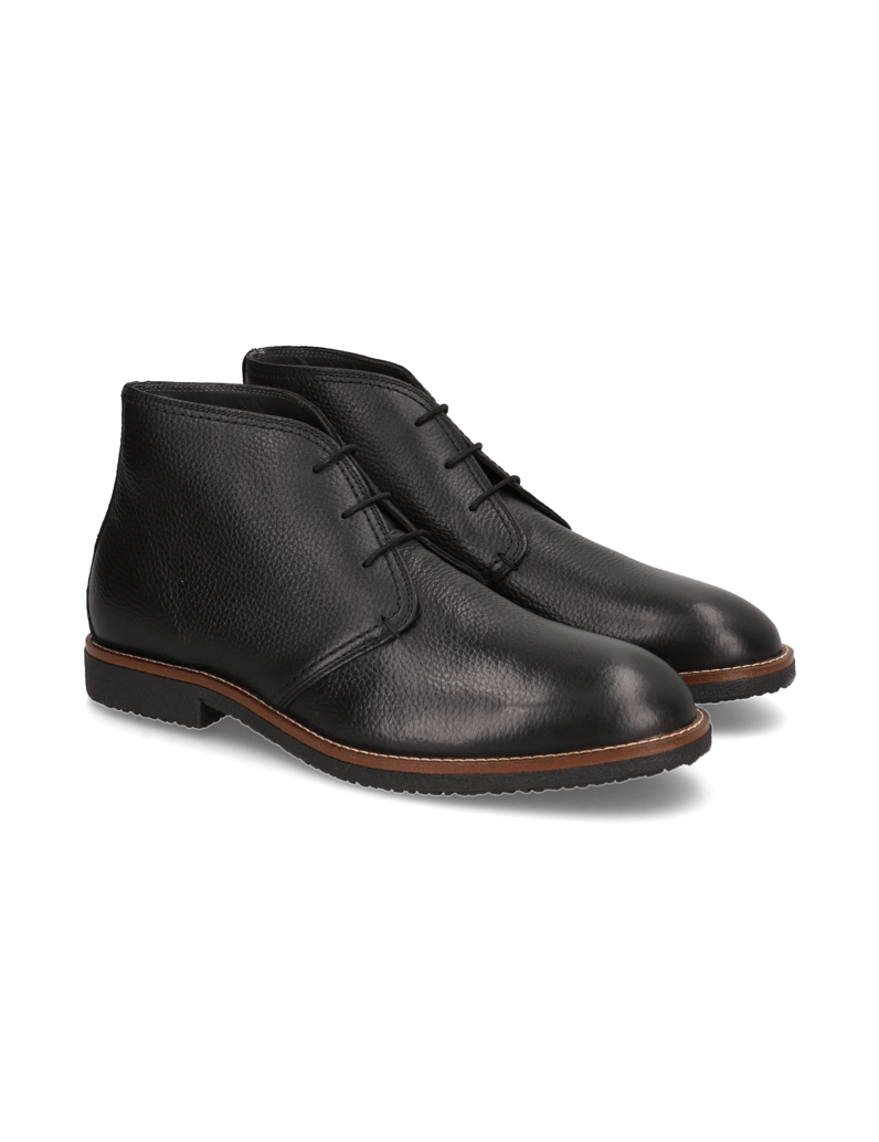 Kalman-&-Kalman-Glattleder-Boot-schwarz