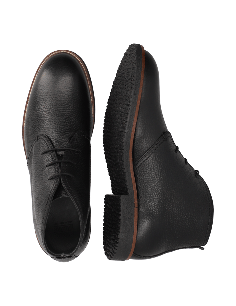 Kalman-&-Kalman-Glattleder-Boot-schwarz
