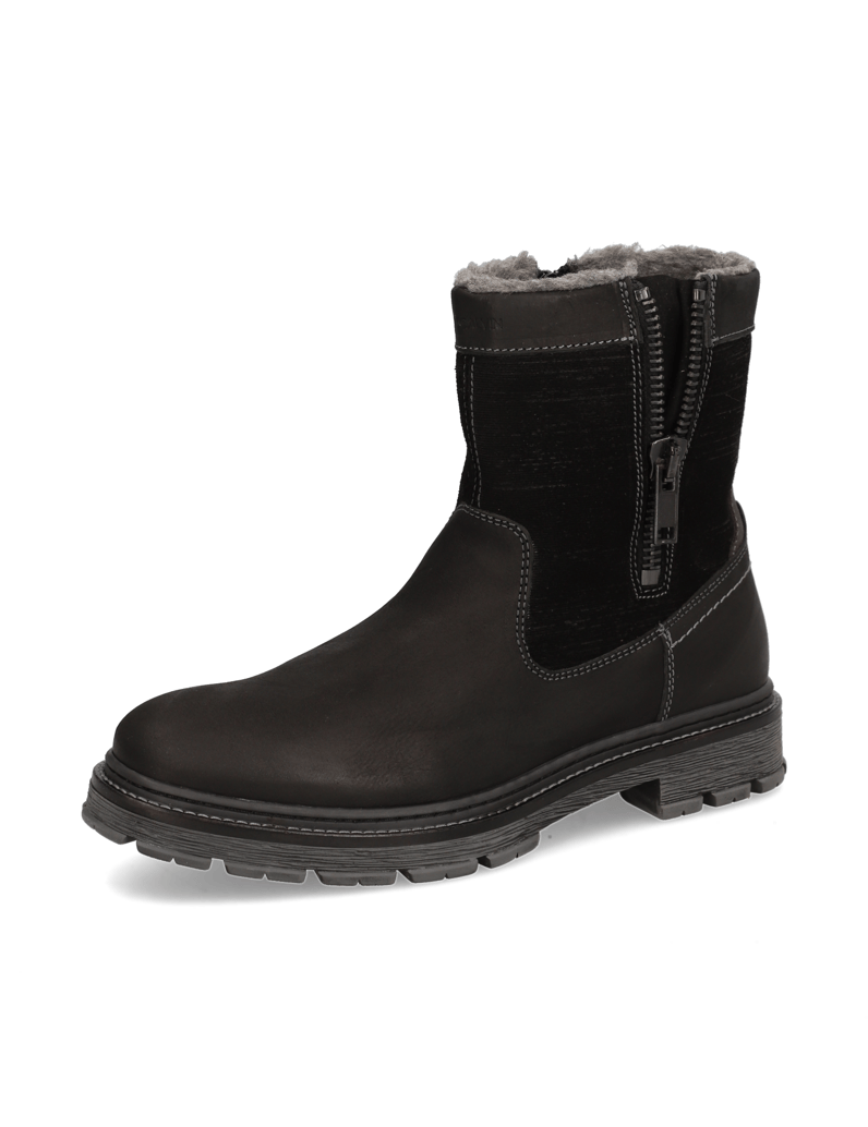 Pat-Calvin-Lederkombination-Stiefel-schwarz