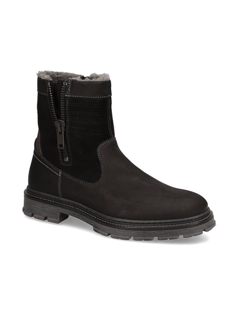 Pat-Calvin-Lederkombination-Stiefel-schwarz