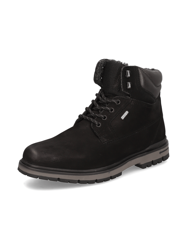 Pat-Calvin-Nubukleder-Boot-schwarz