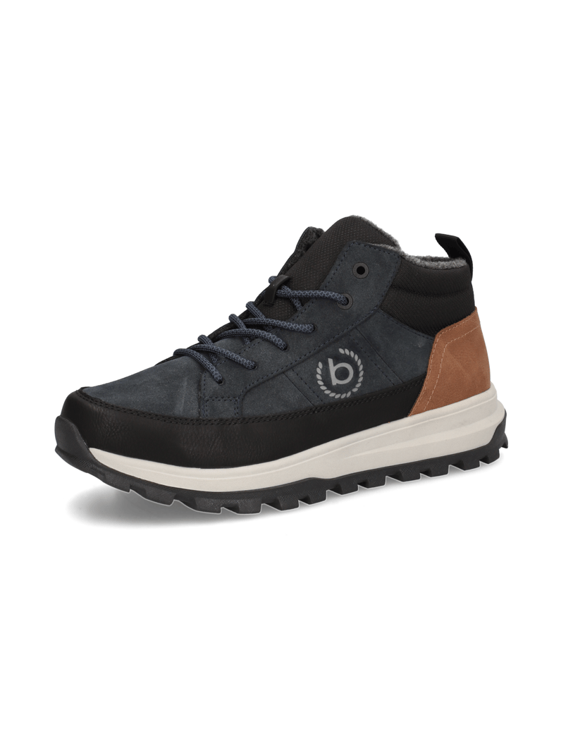 BUGATTI-DENIM-Sneaker-Mid-Cut-blau