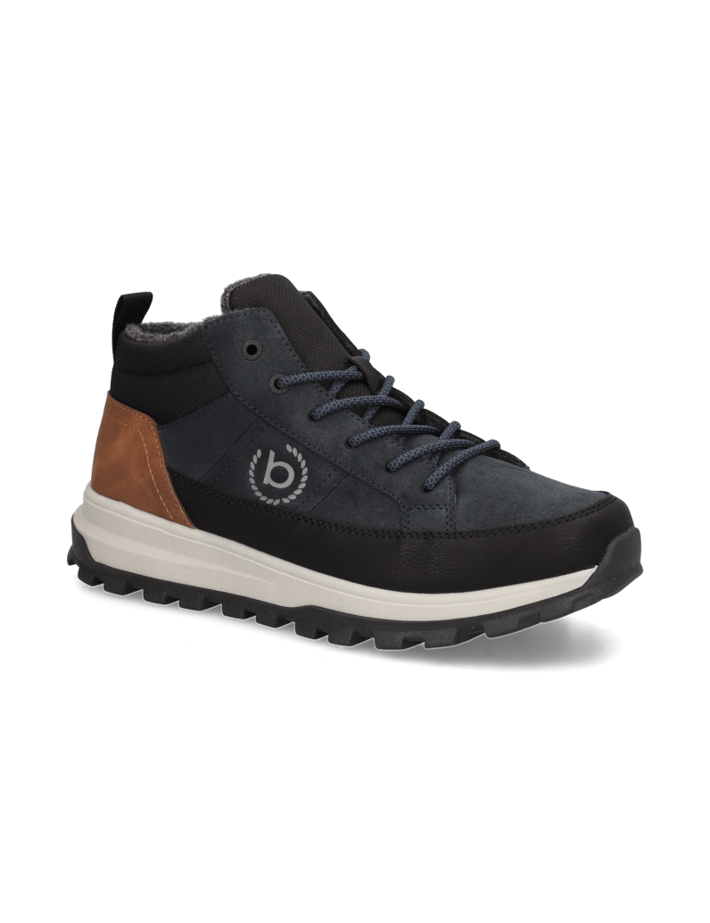 BUGATTI-DENIM-Sneaker-Mid-Cut-blau