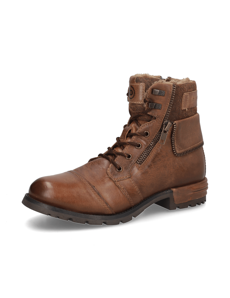 BUGATTI-DENIM-Boot-cognac