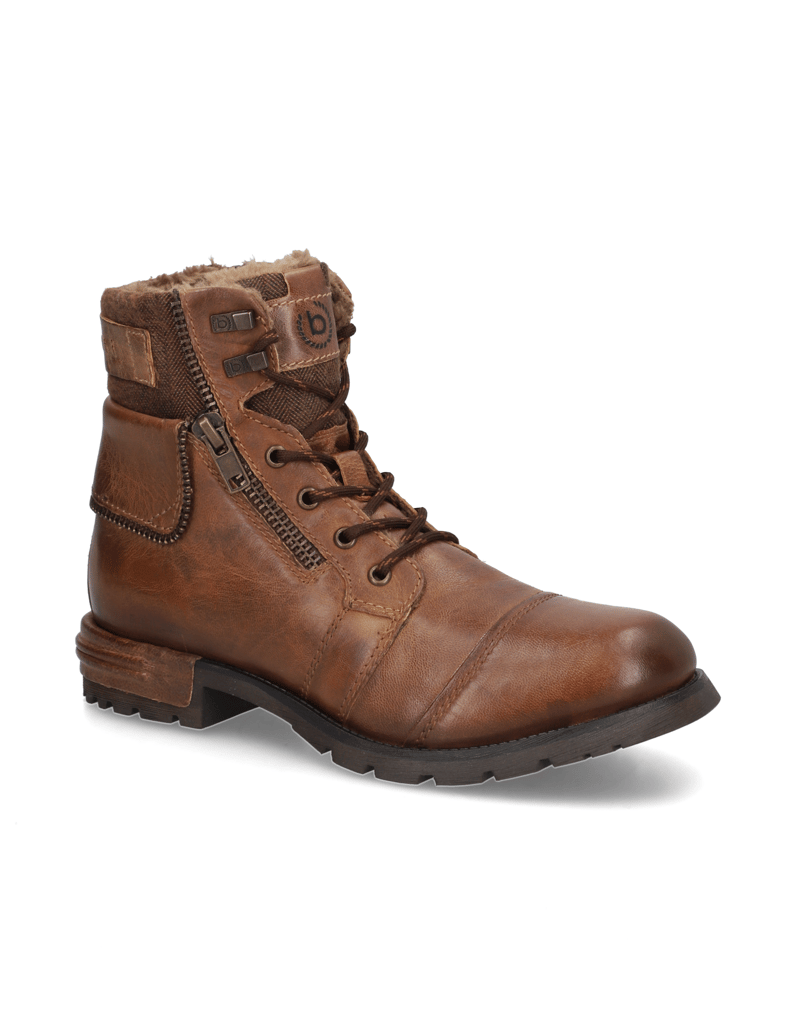BUGATTI-DENIM-Boot-cognac