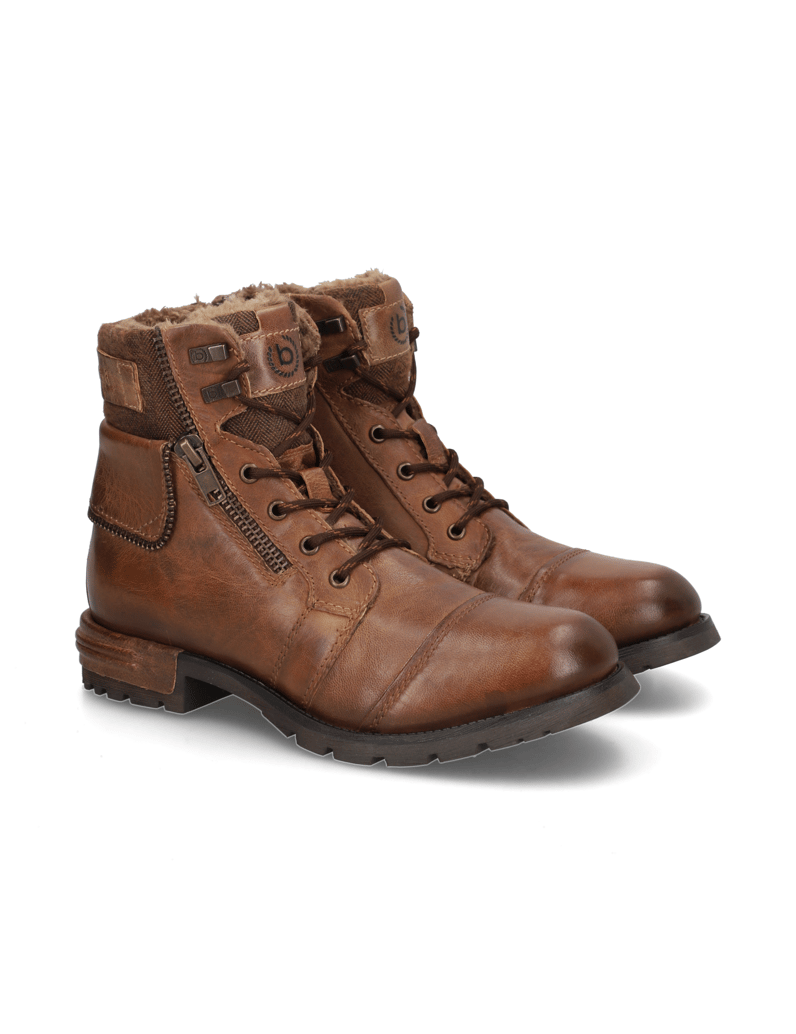 BUGATTI-DENIM-Boot-cognac