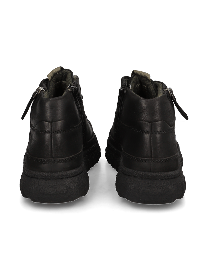 BUGATTI-DENIM-Nubukleder-Boot-schwarz