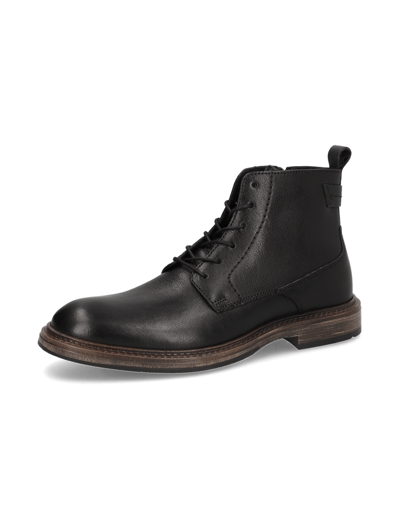 Pat-Calvin-Glattleder-Schnürstiefelette-schwarz