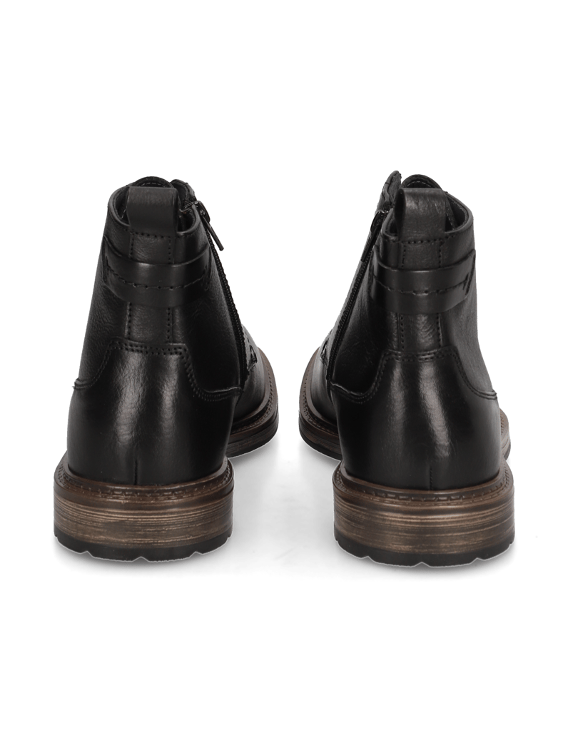 Pat-Calvin-Glattleder-Schnürstiefelette-schwarz