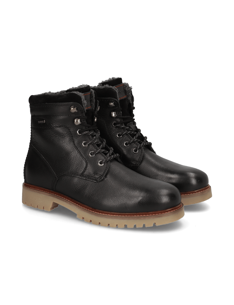 Pat-Calvin-Glattleder-Boot-schwarz