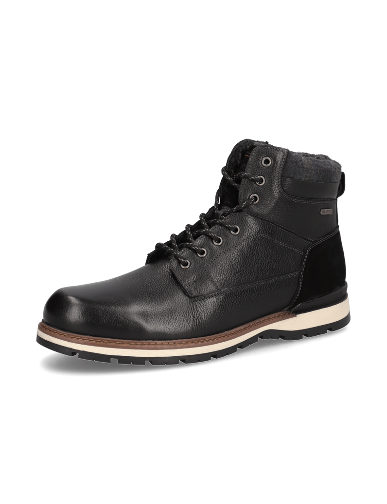 Pat-Calvin-Glattleder-Boot-schwarz