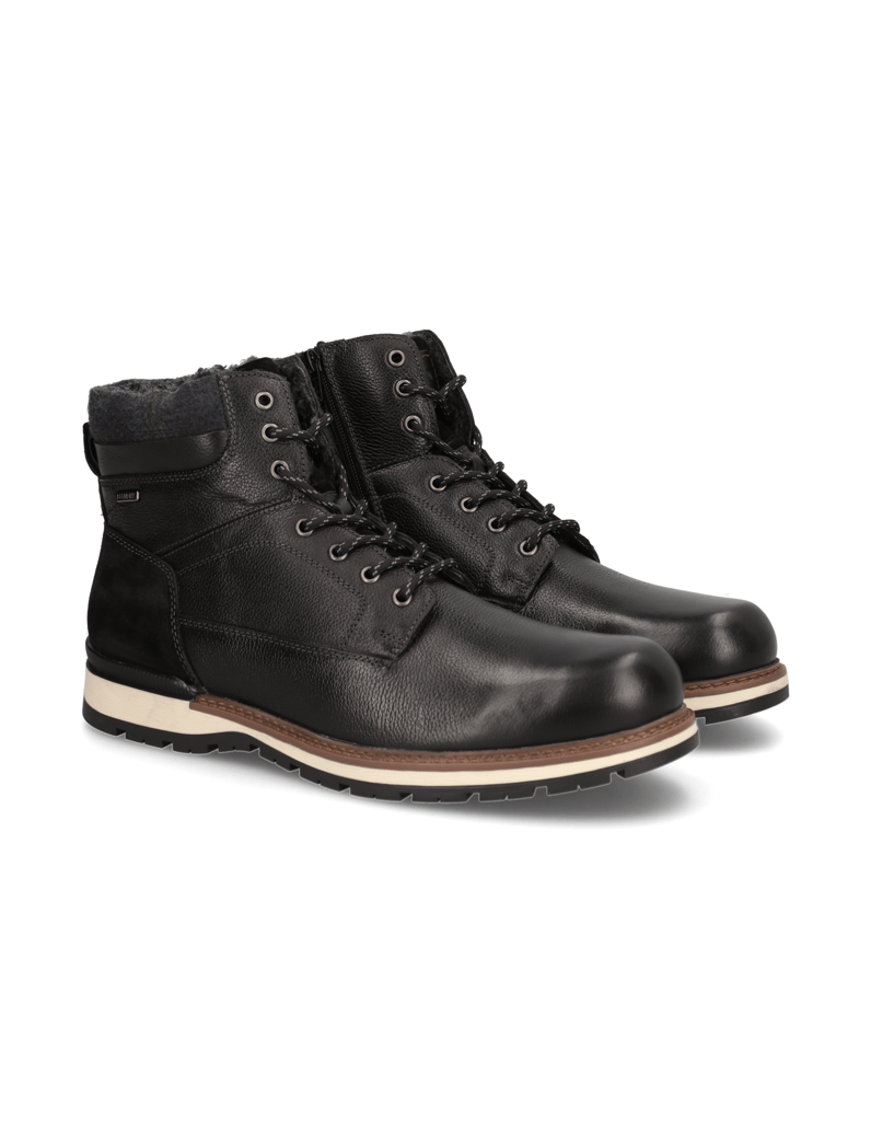 Pat-Calvin-Glattleder-Boot-schwarz