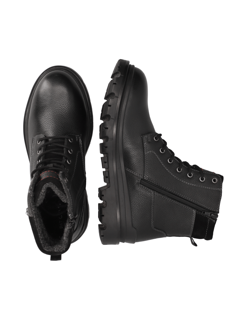 Pat-Calvin-Glattleder-Boot-schwarz