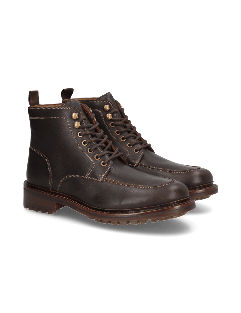 Kalman-&-Kalman-Glattleder-Boot-braun