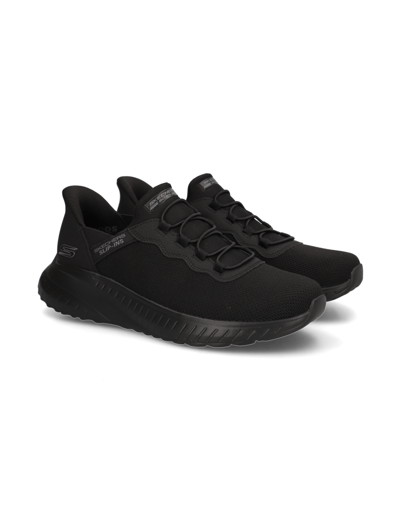 Skechers-Slip-Ins-Bobs-Sport-Squad-schwarz