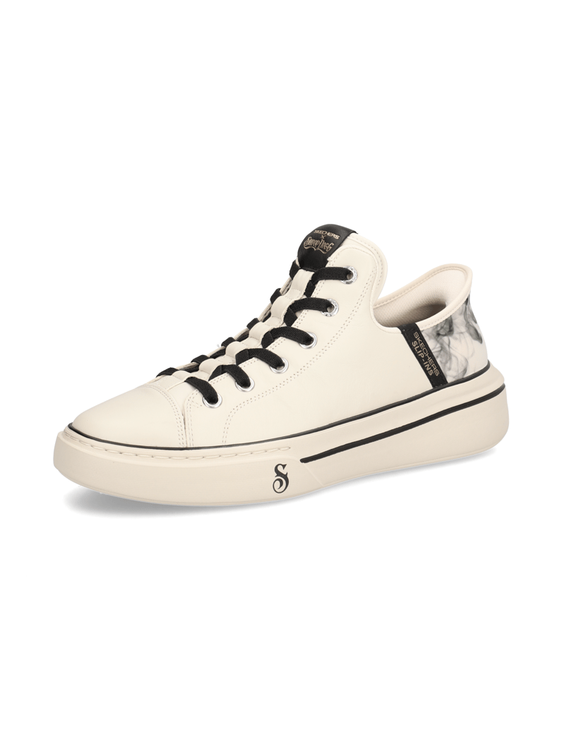 Skechers-PREMIUM-LEATHER-SLIP-INS-SNOOP-ONE-schwarz